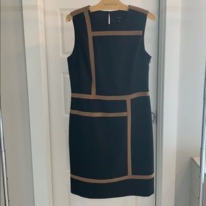 NWT Classic Asymmetrical Stripe Ann Taylor Sheath